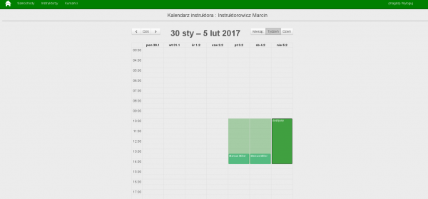 (Polski) Kalendarz dla szkół jazdy